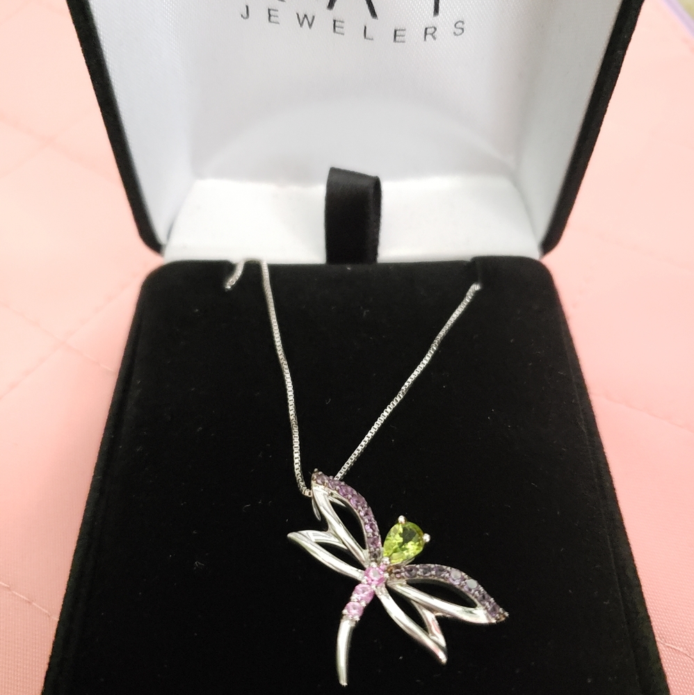 Sterling Dragonfly Necklace